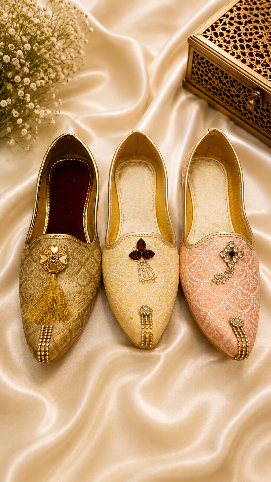 Luxe Gouden Jutti – Traditionele Elegantie - Afbeelding 3