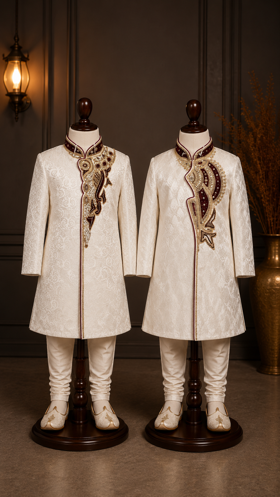 Kids Sherwani goud – Royal Collection